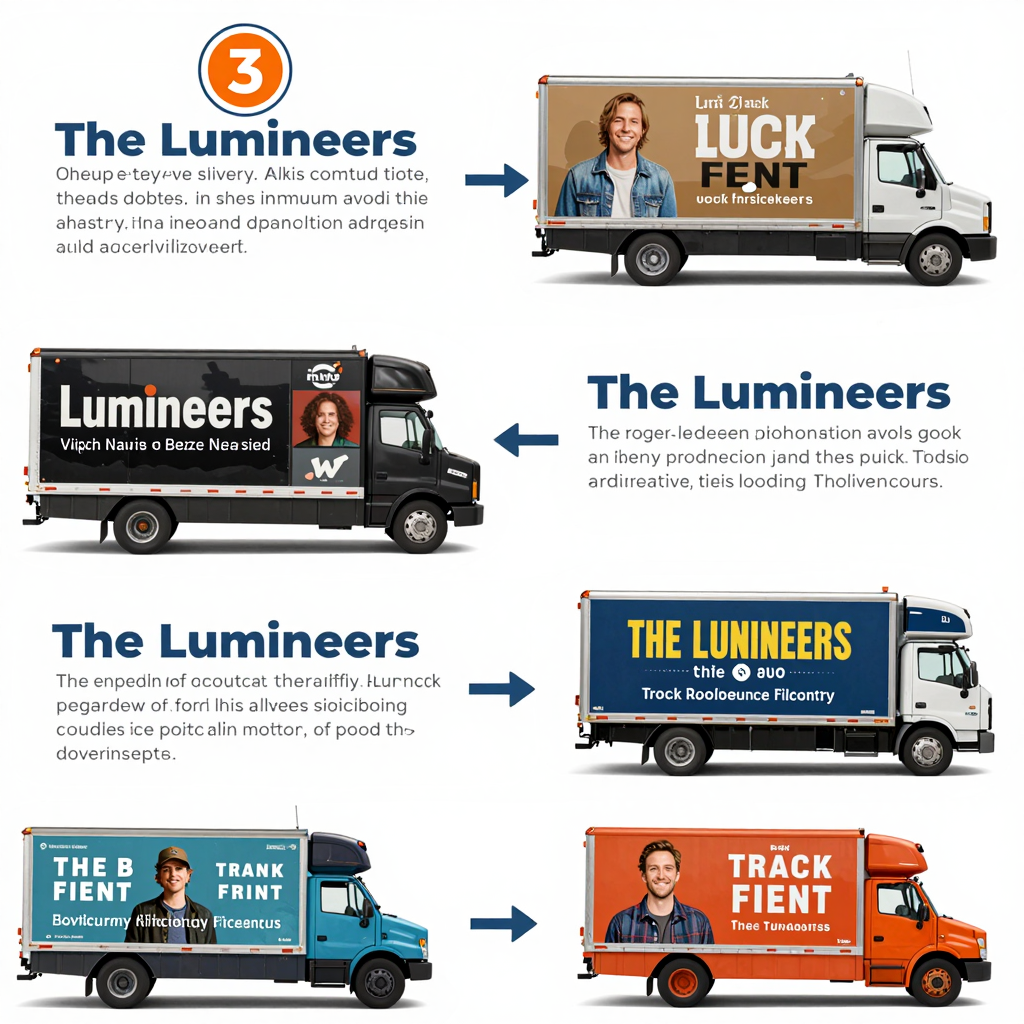 History of The Lumineers in Truck Advertising