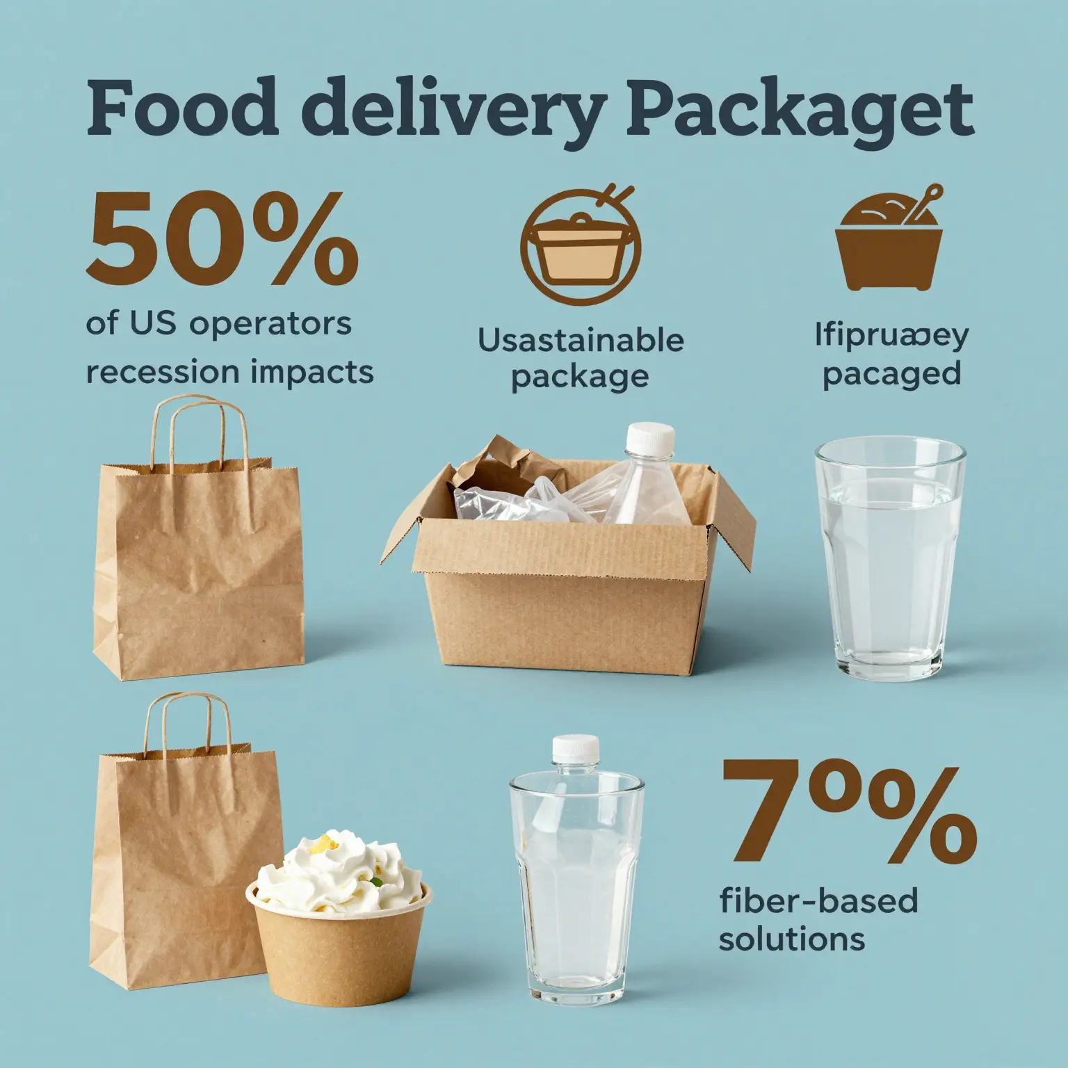 Impact of Food Delivery Packaging Infographic