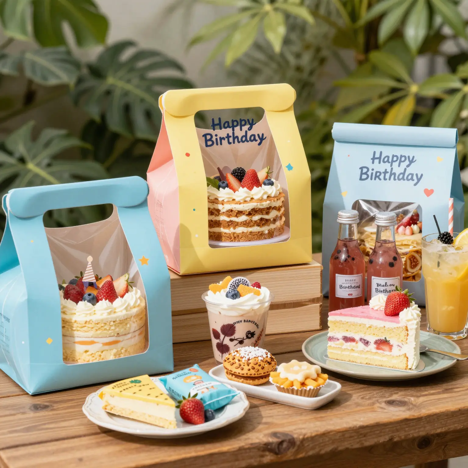 Delicious Birthday Food Packaging