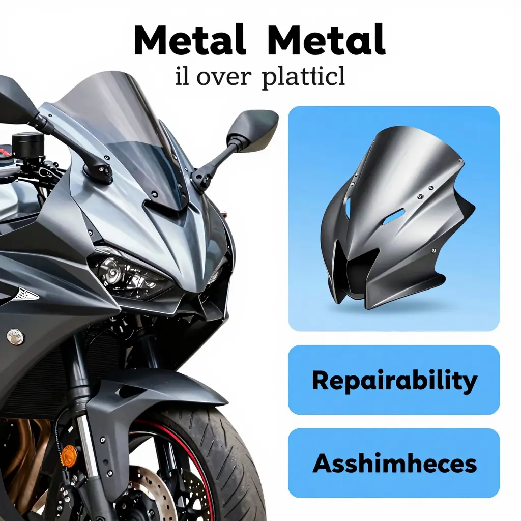 Advantages of Metal Over Plastic Fairings